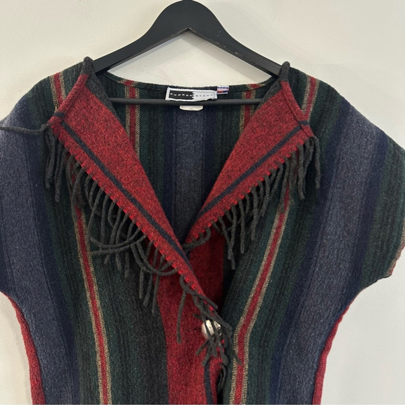 RHONDA STARK Wool Blend Southwestern Vest Size Large M/L Rodeo Country Cowgirl - Picture 10 of 13